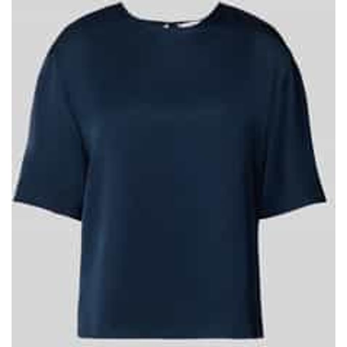Relaxed fit blouse van satijn