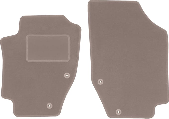 Beige voormatten voor: Peugeot 307CC cabrio (2003-2008)