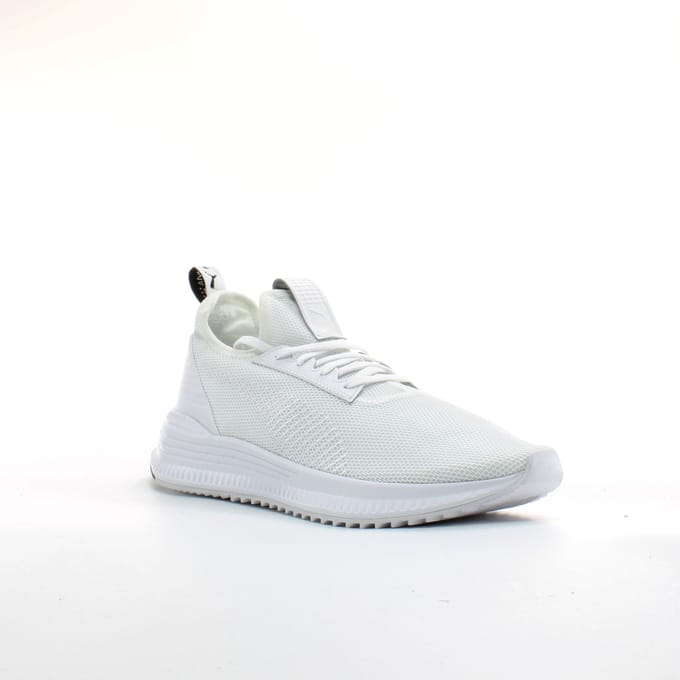 Puma AVID Knit Wit Textiel Heren Veterschoenen 369346 02