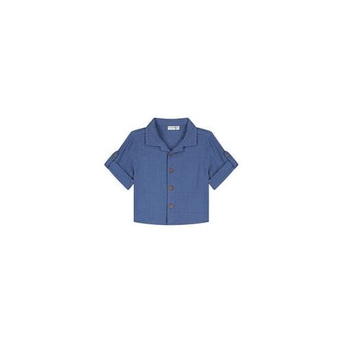 Prénatal baby blouse - Jongens - Blauw - Maat 62