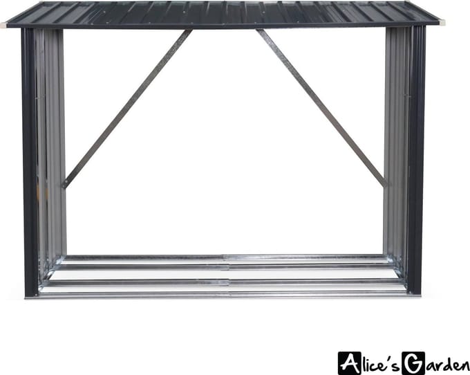 sweeek - Stalen houtopslag 215x155x80cm - epicea