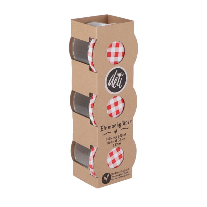 Jampot set 3 23 cl assorti