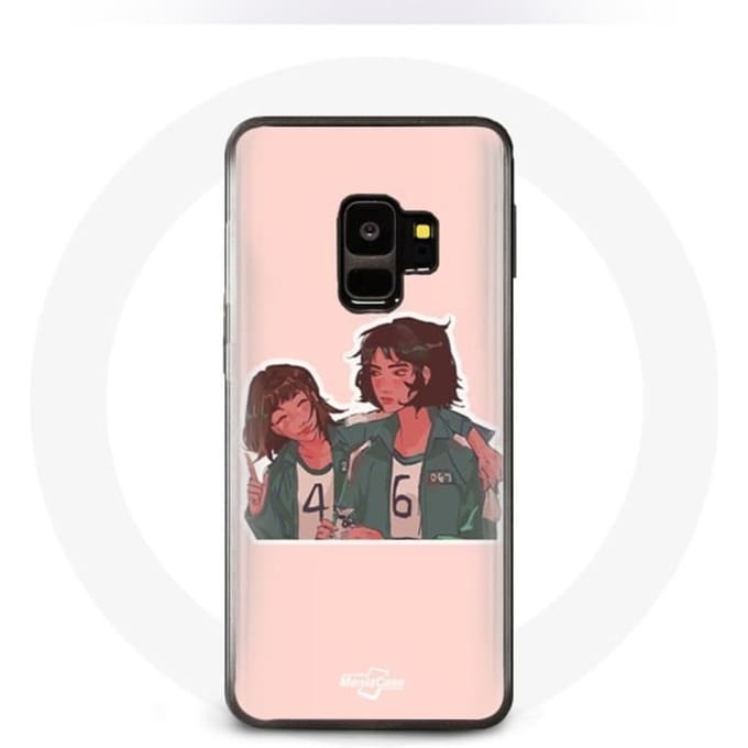 Coque - Samsung - Galaxy S9 - Souple - Rose - Squid Game