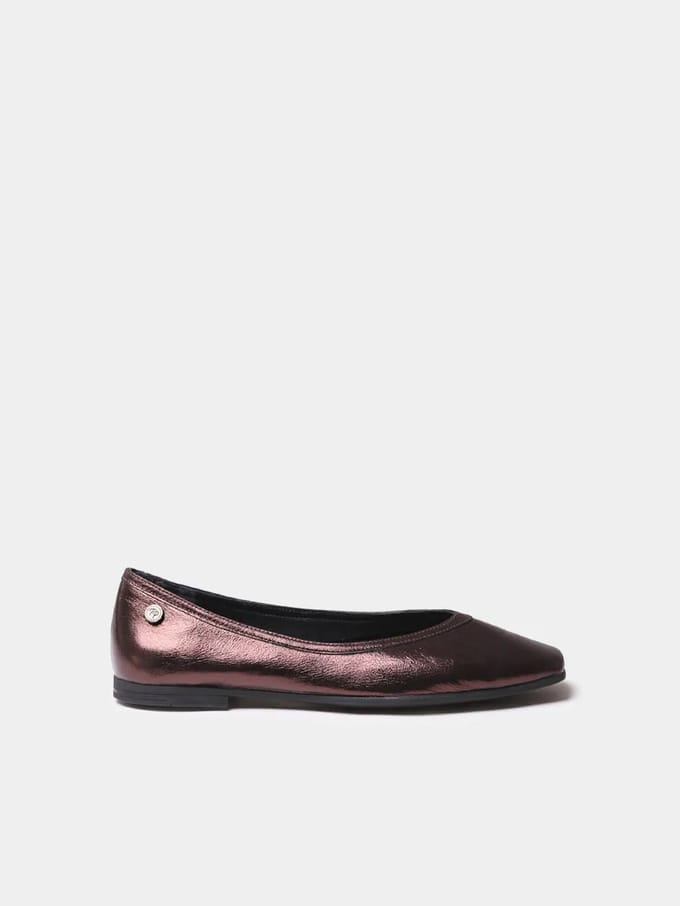 Damesballerina's van glanzend leer | MELISA-MT