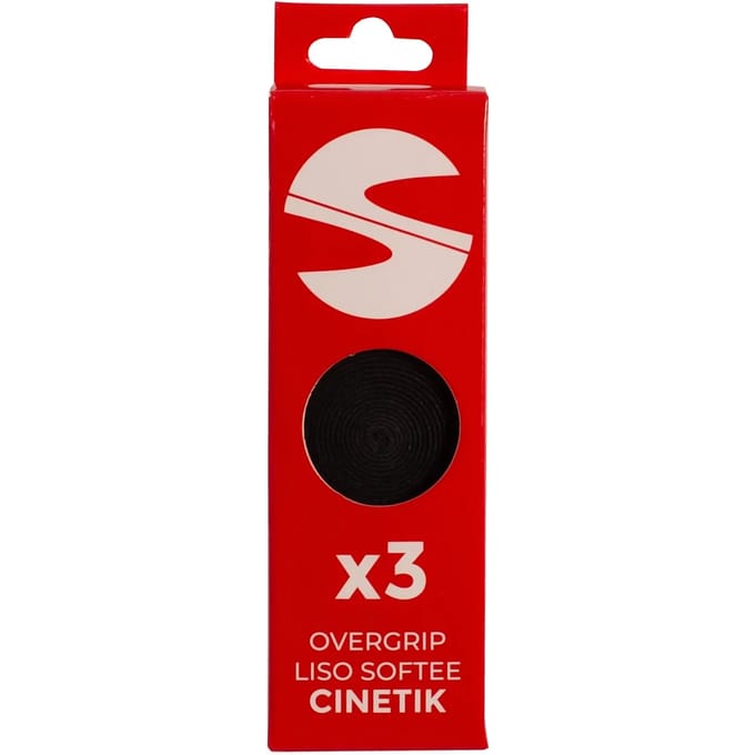 Set van 3 overgrips Glad Softee Cinetik Black ÚNICA