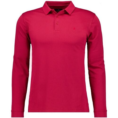 Ragman Polo Soft Knit Modern Fit Easy Care Aardbei / male