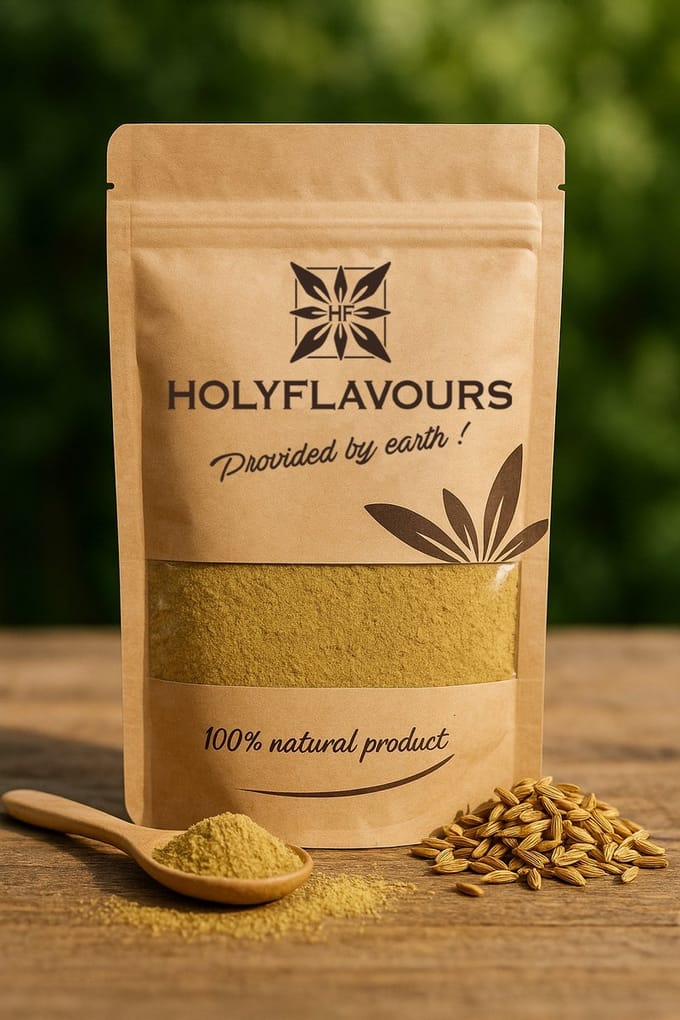 Venkel Poeder Geroosterd Kiemarm - 100 gram - Holyflavours