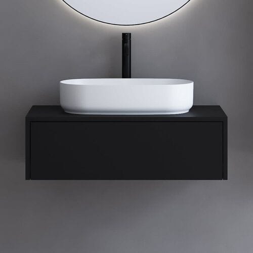 Megabad Profi Collection Art washbasin console 80 cm with 1 drawer 21MF1004080I
