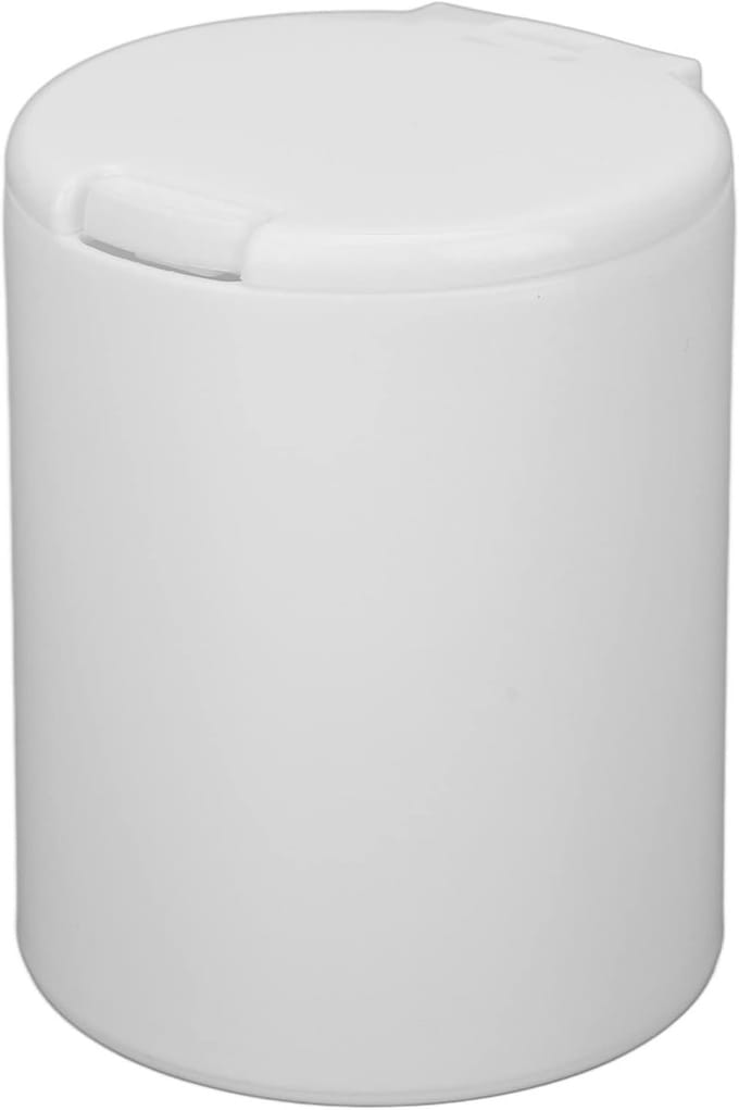 Wattenschijfjes Container - Opbergdoosje Katoen - Make-up Organiseren - Stofdicht Persontwerp - 10x8x8 cm - Wit