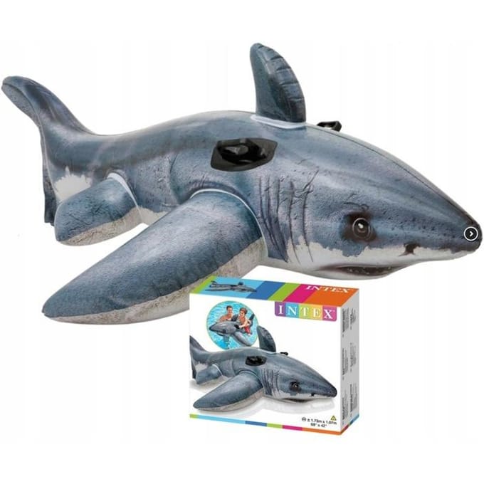 Intex Great White Shark Ride-On 173x107cm