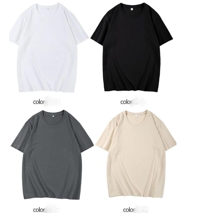 T-shirt à manches courtes pour hommes, tendance d'été, haut ample en coton pour jeunes 4XL gris