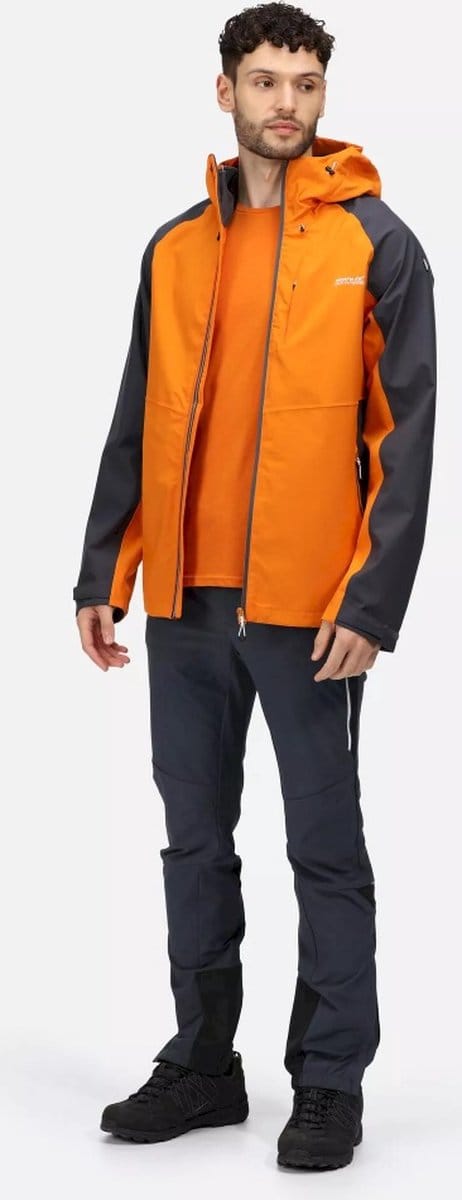 Regatta Heren Britedale Jas Fox / Indian Grey Maat L