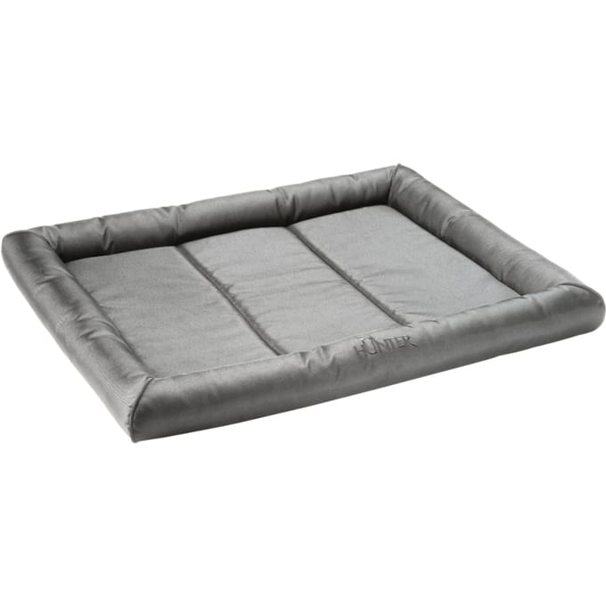 Hunter hondenmat Vermont, grijs maat M 90x60x7cm hond