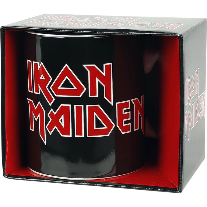 Iron Maiden Iron Maiden Logo Unisex Kop - zwart/rood/wit - Standard