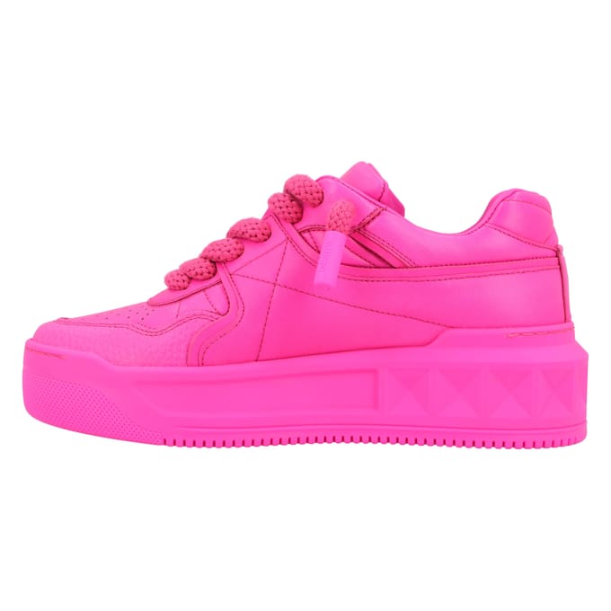Valentino One Stud XL Leren Sneakers Roze