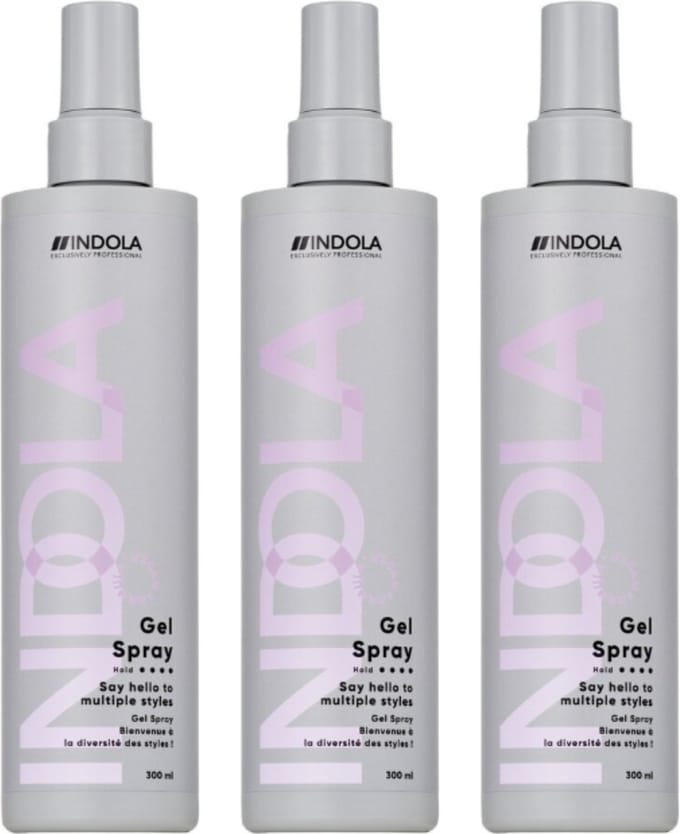 Indola - Finish Gel Spray - 3x300ml