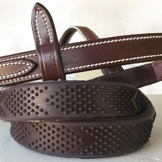 Teugels voor paarden Silver Crown V-Grip