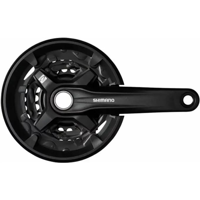 Crankstel 3 x 9 speed Shimano MTB/Trekking FC-MT210 175/40-30-22 Hollowtech 2 - zwart