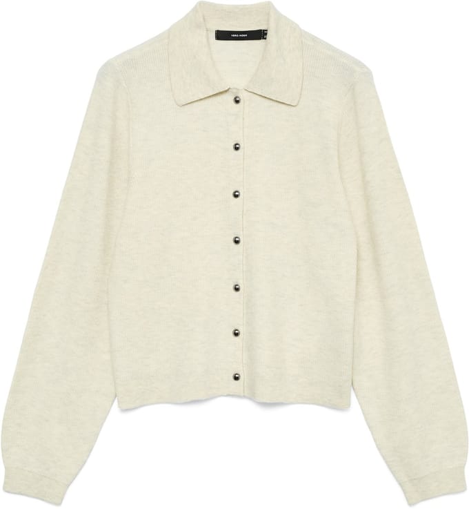 VERO MODA - VMEXCITING LS POLO-N SHORT CARDIGAN BOO - Dames - Cardigans