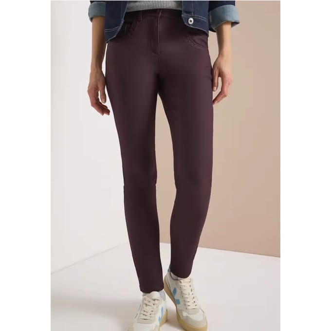 Broek in lederlook