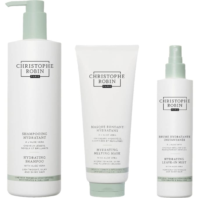 Christophe Robin Hydrating Shampoo with Aloe Vera - 500ml