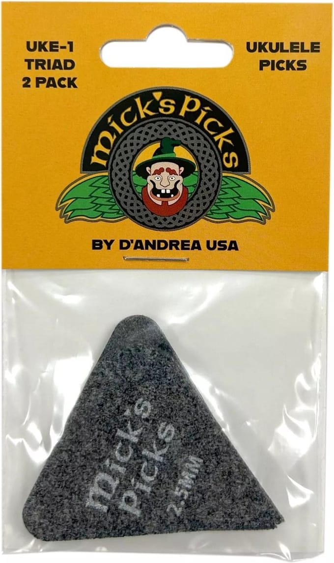 D'Andrea - Mick's Pick - Ukelele plectrum - 2.50 mm - 2-pack