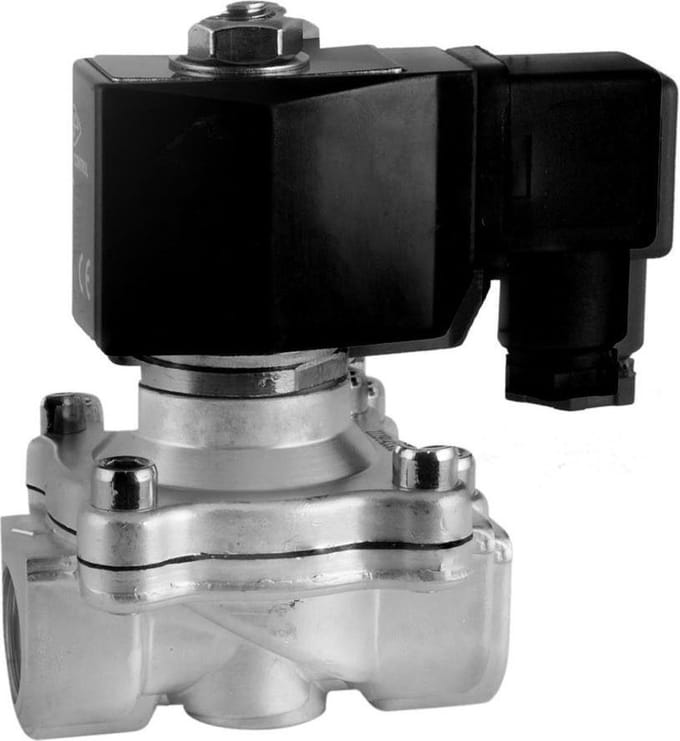 Magneetventiel DF-SA 1/2'' RVS EPDM 0-6bar 24V DC - DF-SA012S160E-024DC
