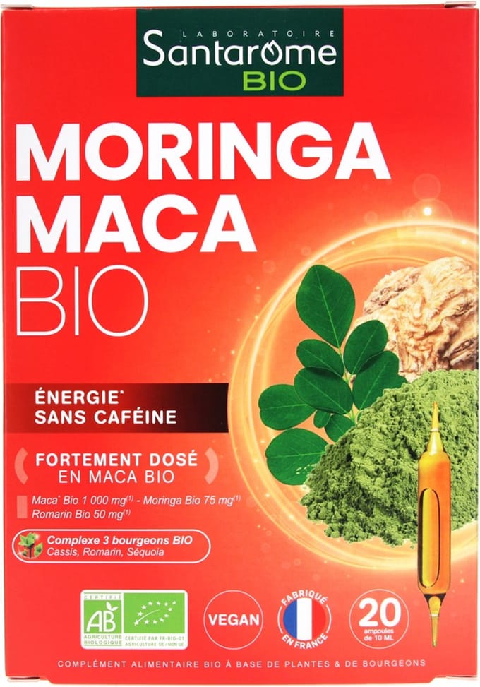Santarome Biologische Moringa Maca 20 Flesjes
