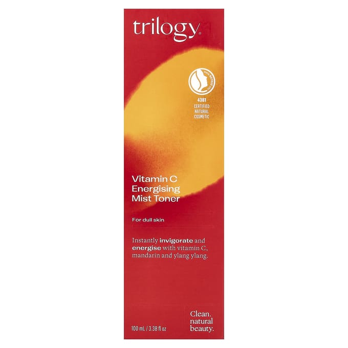 Trilogy, Vitamin C Energizing Mist Toner, 100ml (3.38 fl oz) red