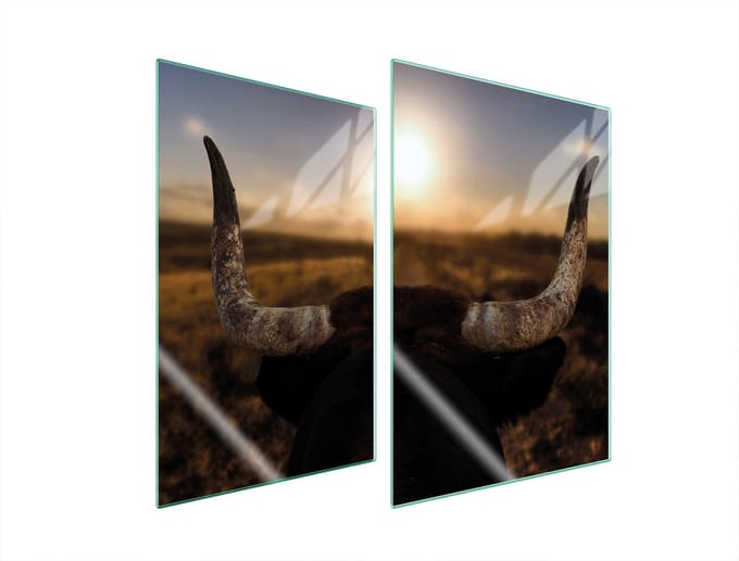 TMK ArtDeko - Snijplank - Glas - 2x35x52cm - Zon