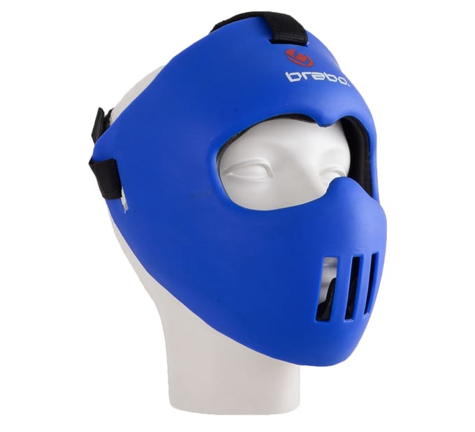 Brabo Brabo Face Mask Jr. Blue Spelersmasker Unisex - Blue