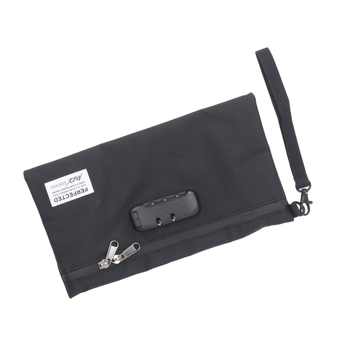 Geurdichte Zakken PVC Actieve Kool Geuren Absorberend Geurloos Opbergzakje Geurbestendige Container black