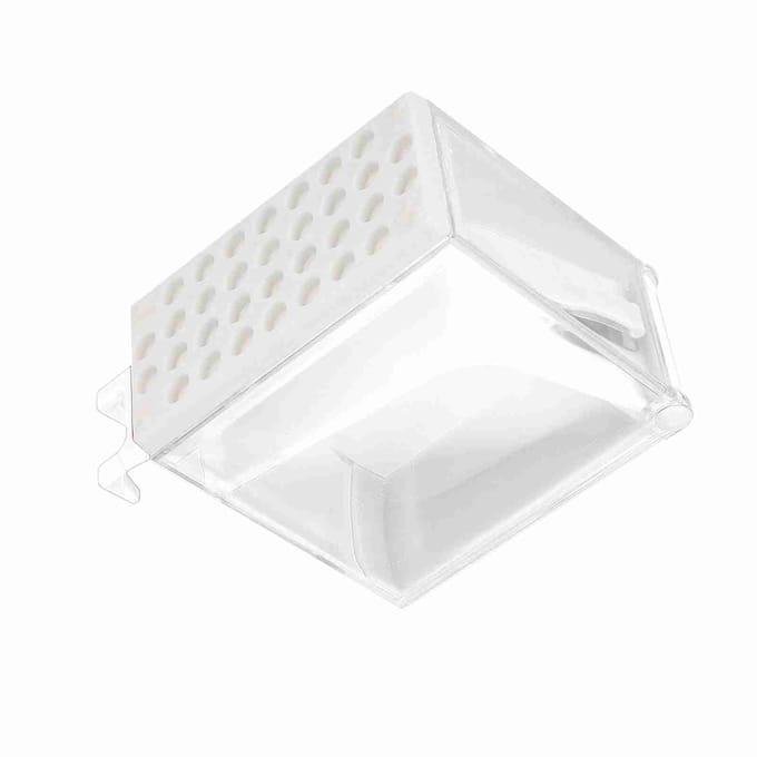 Distributeur de Rouleaux de Coton Dentaire Dentiste Diviseur Support Type Pression Blanc white