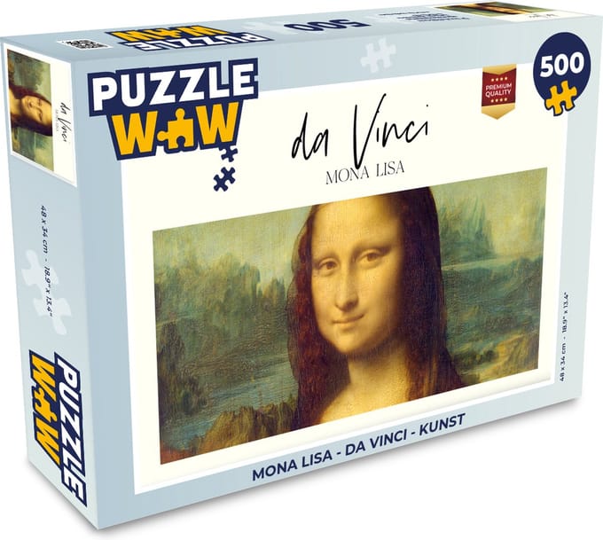Puzzel Mona Lisa - Da Vinci - Kunst - Legpuzzel - Puzzel 500 stukjes
