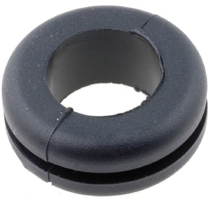 10x Rubberen Doorvoertule – 7 × 1 mm / 10 × 14 × 4 mm