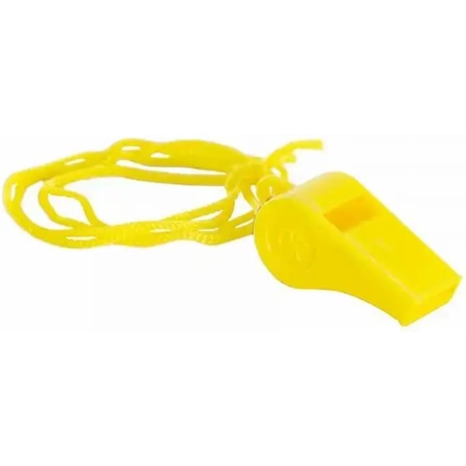 Set van 5 standaard platte fluitjes Softee