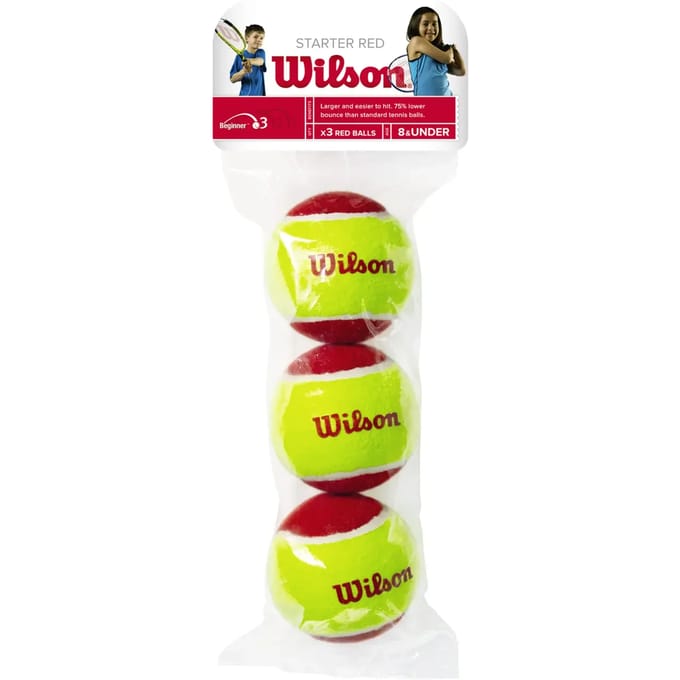 Wilson Starter Balls (Stage 3) Zak Met 3 Stuks