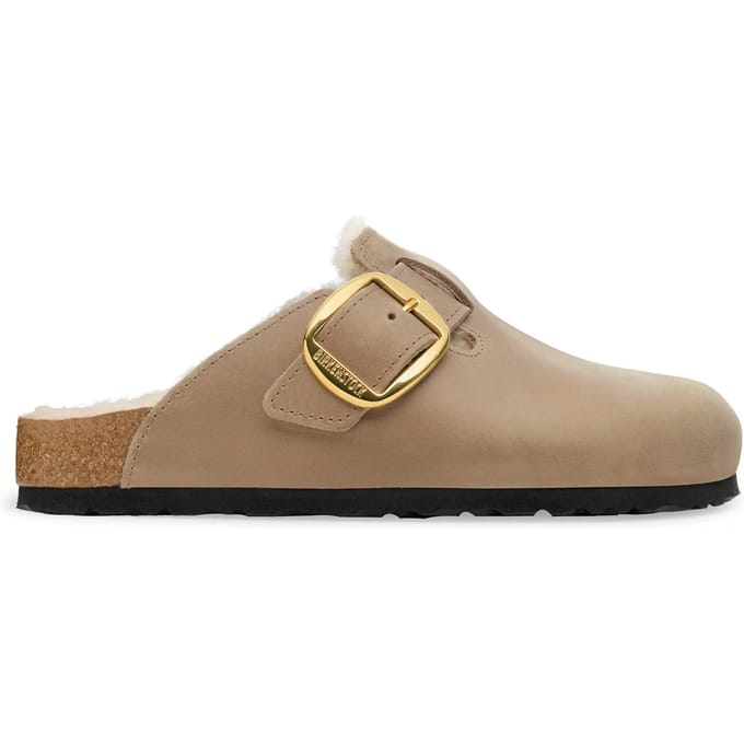 Damesklompen Birkenstock Boston Big Buckle Shearling