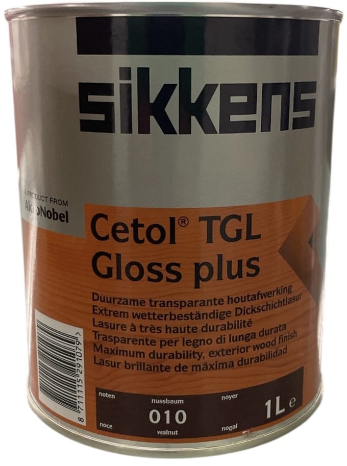 SIKKENS CETOL TGL GLOSS PLUS 010 'NOTEN' 1L