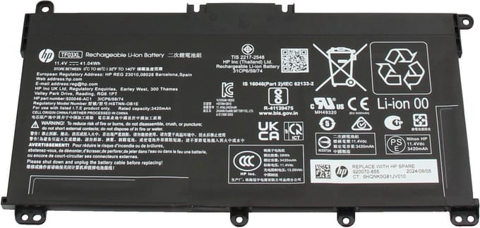 HP HSTNN-LB7X Batterij - 41,04Wh