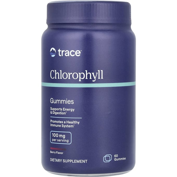 Trace, chlorofylgummies, bes, 100 mg, 60 gummies (50 mg per gummy)