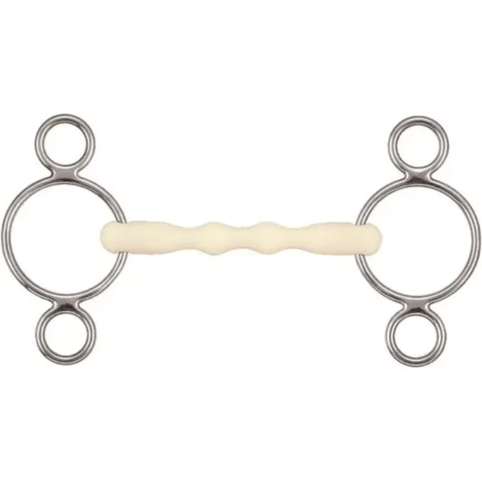 Recht 3-rings bit Soyo Happy mouth mullen
