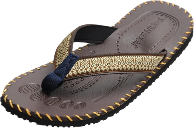 Yoga sandalen mannen - brown 43 Slippers YOGISTAR
