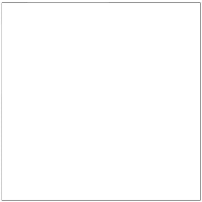 Blanco sticker glans wit, vierkant, beschrijfbaar 200 x 200 mm
