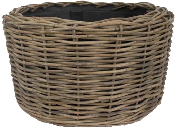 Van der Leeden | Drypot Rattan Jumbo | Grijs | 100×70 cm