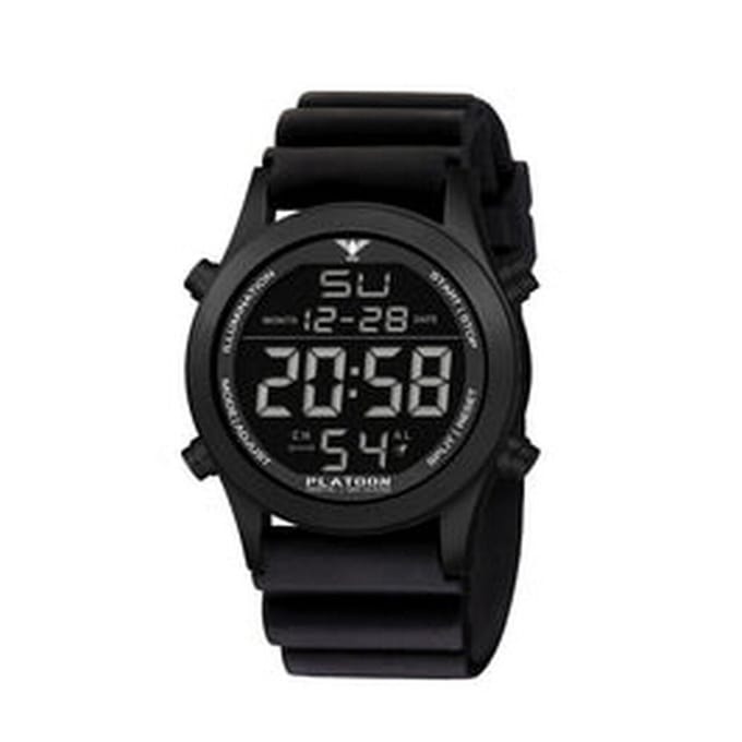 KHS - KHS.PLABSD.DB - Polshorloge - Platoon Black Steel Digital - Heren
