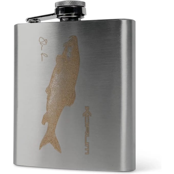 Korum Classic Hip Flask Barbel 7oz/200ml - Fles - Kampeerspullen