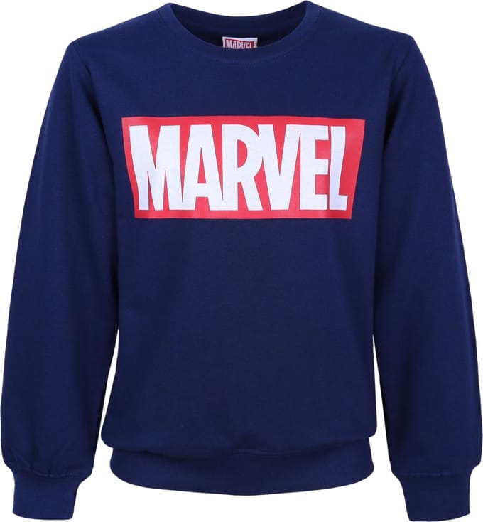 Donkerblauwe jeugdtrui MARVEL
