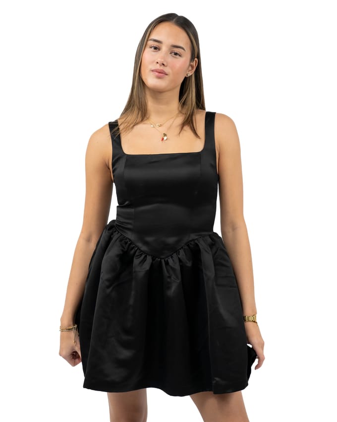 Satin Mini Jurk