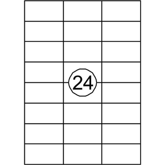 Etiket Quantore 70x37mm 360 stuks